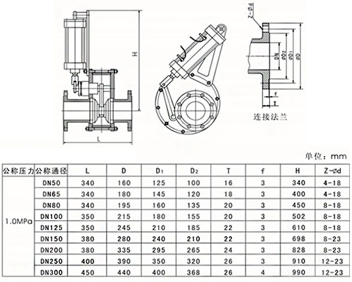 XZF200-10旋轉進料閥結構尺寸 XZF200-10旋轉進料閥結構尺寸